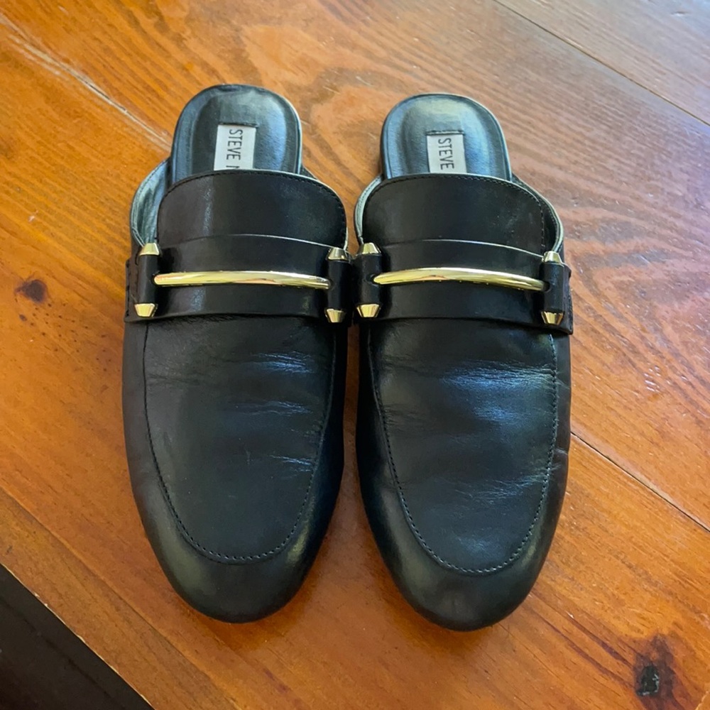 Steve Madden leather mules
